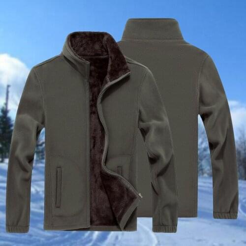 Woman Jacket Mens Winter Fleece Sweater Mens New Thickened Fleece Fashion Cardigan Mens Fashion Clothing Trends Bomber Jacket