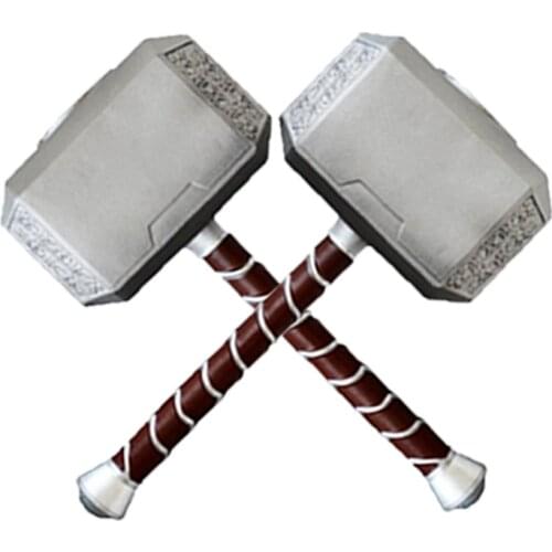 [New] 1: 1 Simulation 44cm The hammer mjolnir model toy adult cosplay costume party model toy collection