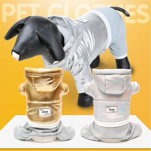 Dog Clothes Winter Warm Pet Dog Jacket Coat Puppy Christmas Clothing Hoodies For Small Medium Dogs Puppy Yorkshire Outfit S-XL