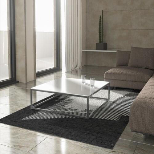 Thicken Fluffy Area Rugs Large Black And White Stripes Carpets In Living Room Bedroom Unfading Customizable Washable Anti Slip