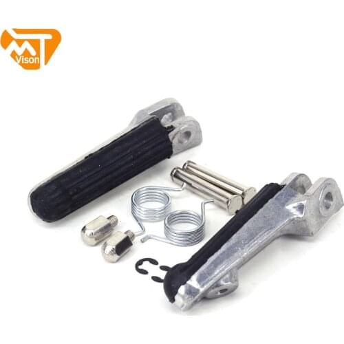 Motorcycle Foot Pegs Rest Footrest Pedals For Honda CBR250 MC19 (1988-1989) CBR250 MC22 (1990-1994) NSR250 MC18 MC21 MC28