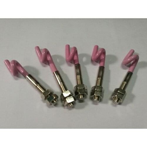 Precision Ceramic Anti-jumping Device Fixed Wear-resistant Pig Tail Hook Thread Guide Yarn Threader Screw M5*56