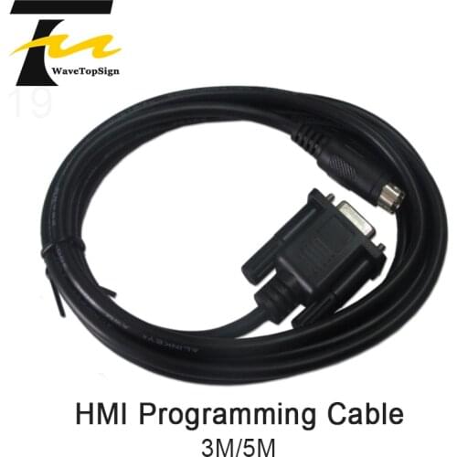 WaveTopSign Samkoon Touch Screen PLC HMI Programming Connection Cable Data Download Line