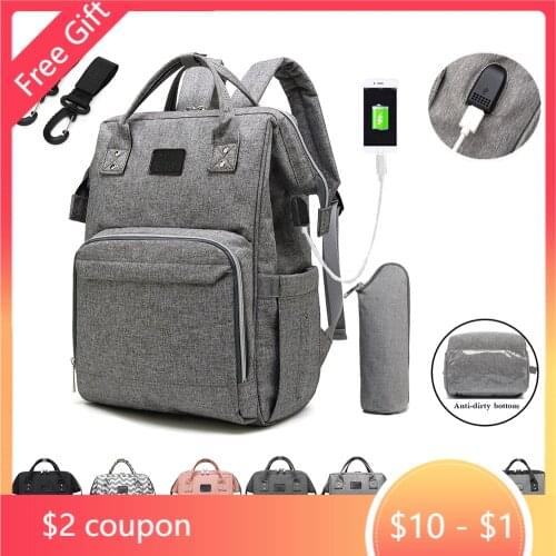 Nappy Backpack Bag Mummy Large Capacity Bag Mom Baby Multi-function Waterproof Outdoor Travel Diaper Bags For Baby Care