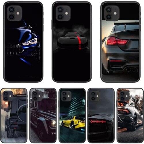 Blue Red Car style Style Phone Case cover For iphone 12 pro max 11 8 7 6 s XR PLUS X XS SE 2020 mini black cell shell