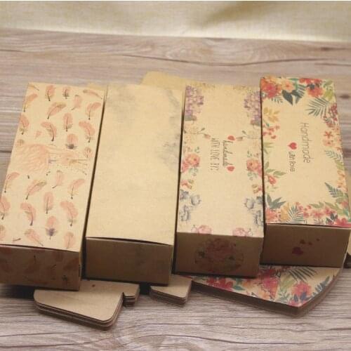 20/50 pcs DIY Handmade Gift wrap Box Marbling favors package Boxes Paper Carton Birthday Party suppiles Wedding Wrap party
