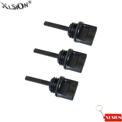 XLSION Aftermarket 3Pcs Engine Oil Dipstick For Honda GX110 GX120 GX160 & GX200 Part # 15600-ZE1-003