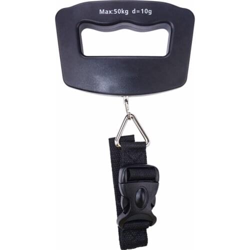 Yieryi New 50kg/10g Weight LCD Display Portable Electronic Travel Hanging Hook Luggage Pocket Exact Weighing Measurer Scale