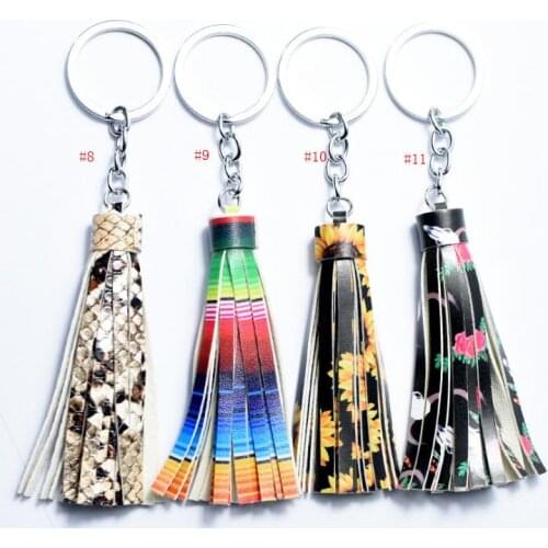 Suede Tassel Keyring Tassel Keychain Bag Pendant Accessories Women Tassel Key Chain Jewelry Party Favor SN3420