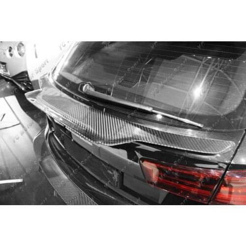 Car Accessories Carbon Fiber Replica Rear Spoiler Fit For 2015-2017 RS6 DTM Rear Trunk Spoiler Wing