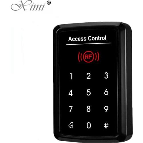 Free Shipping 125KHZ Smart Card Access Control System Touch Keypad Password Door Control Card Reader With 10pcs RFID Card Key