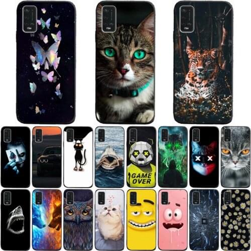 For Tecno Pova 2 Case Wolf Silicon TPU Fundas for Tecno Pova 2 Cat Animal Shell Bag Housing Phone Cases