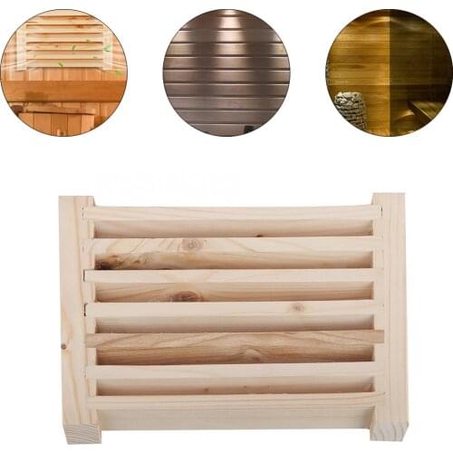 Wooden Sauna Room Air Vent Grille Ventilation Panel Home Spa Steaming Sauna Room Accessory Equipment for Relax