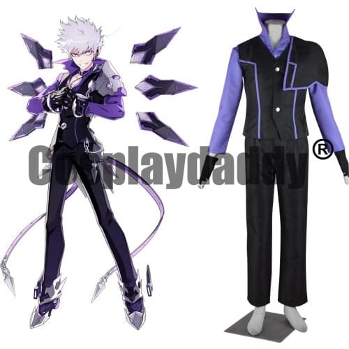 Elsword Tracer Add Edward Grenore Second Class Advancement Job Lunatic Psyker Transcendence Ver Outfit Game Cosplay Costume F006