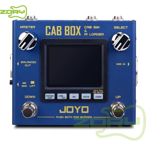 JOYO R-08 Cab Box Modelling and IR Cab Loader Guitar Bass Effects Pedal