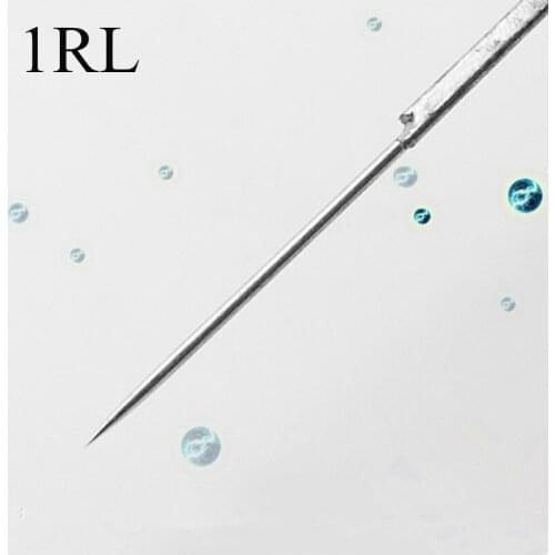 Box Of 50pcs Disposable Sterilized 1RL Tattoo Needles (1 Round Liner) Wholesale Supply