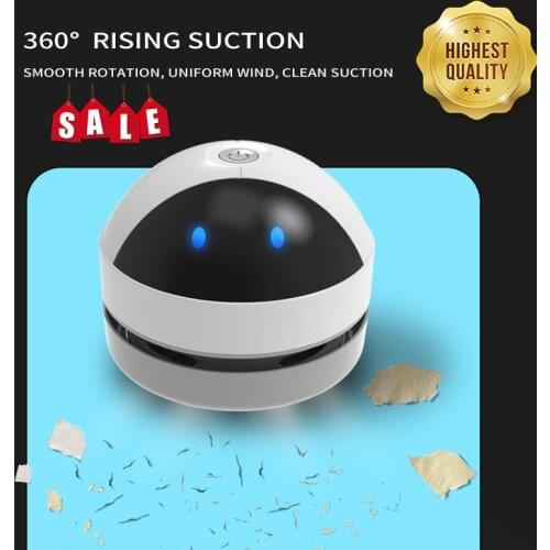 Mini Vacuum Cleaner Office Desk Dust Home Table Sweeper Desktop Cleaner Dust Collector For Home Office Clean Brush Household