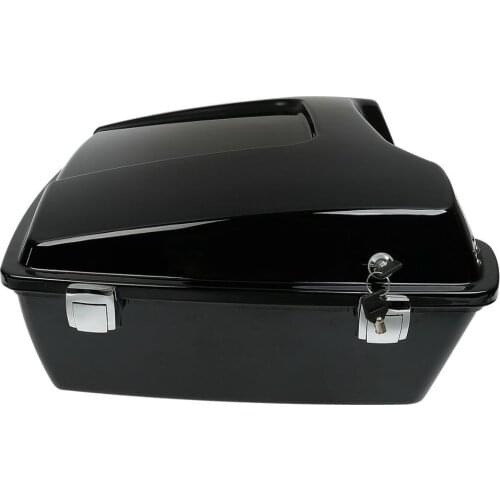 Motorcycle 10.7" Chopped Trunk Pack Set For Harley Touring Tour Pak Road King Road Glide Electra Glide 1997-2013