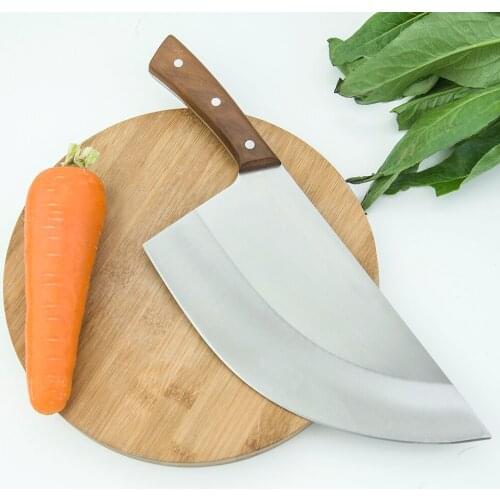 Chinese Butcher Knife Set Serbian Chef Boning Knife Full Tang Forged Handmade Kitchen Knife Tool Cleaver Filleting Broad Knife