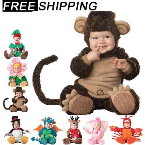 2021 New design Arrival Christmas Xmas Holiday Halloween Costume Infant Baby Girls Lion Rompers Cosplay Newborn Toddlers Clothes