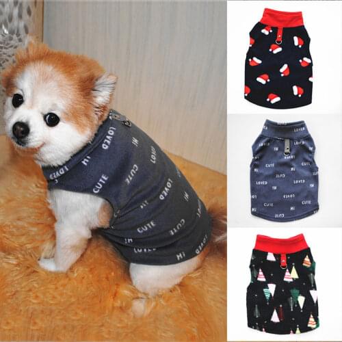 Dog Clothes Soft Fleece Pet Clothing For Small Medium Dogs Vest Dog Shirt Autumn Winter Warm Puppy Cat Costume Outfit Ropa Perro