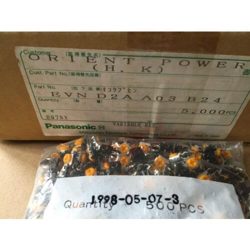 Original new 100% adjustable resistor EVND2AA03B24 20K 203K vertical potentiometer EVND2AA03B54 50K 503K (SWITCH)