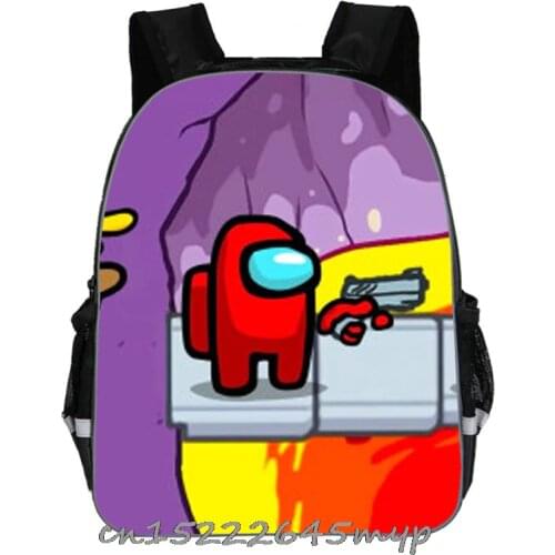 3D Print Among Us Backpacks Cartoon Boys Girls Teenager School Shoulder Bags for Kids Gifts Backpack For Boys Girls