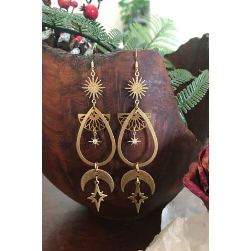 Celestial Dream Earrings, Hypoallergenic Wanderlust Jewelry