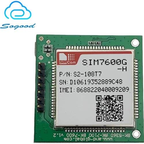 SIMCOM SIM7600G-H breakout board LTE-TDD LTE-PDD HSPA+ GSM GPRS EDGE UMTS Cat4 Module compatible SIM7600 SIM7500 SIM7600X-H