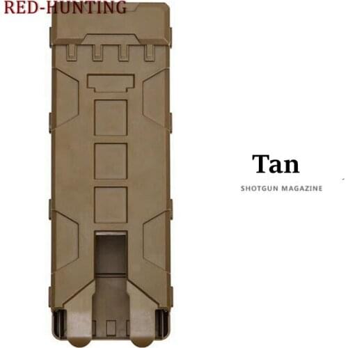 Outdoor Molle Hunting Ammo Bag 10 Rounds 12GA 12 Gauge Ammo Shells Shot gun Reload Magazine Pouches Molle Box
