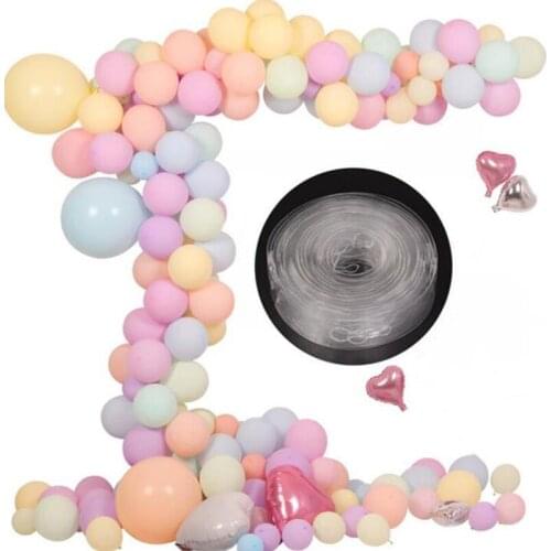 Wedding Decoration 5m Balloon Knotter Balloon Chain Tie Party Balloon Background Wall Decoration Supplies Balloons Accessories