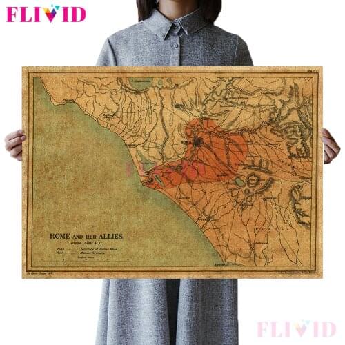 Vintage World Map Posters Prints Pelham(1895) Of Old Map Wall Art Canvas Print For Living Room Home Decor Picture Unframed