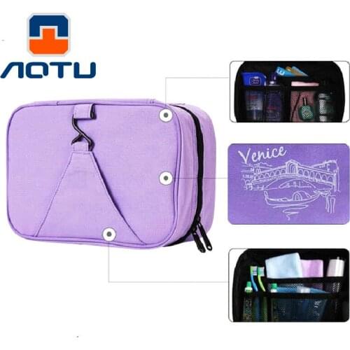 Outdoor Camping Large-Capacity Convenient Hanging Toilet Bag Travel Outing Multifunctional Waterproof Storage Bag Cosmetic Bag