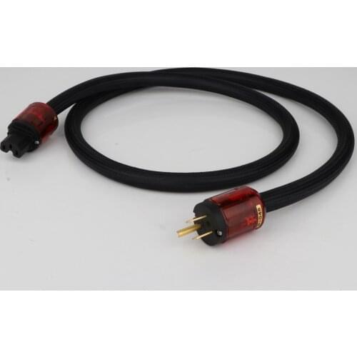 HI-End Furukawa PCOCC copper power wire Audio Grade USA Power Cable With P046 C046 Gold Plated US Power Plug Cable HIFI