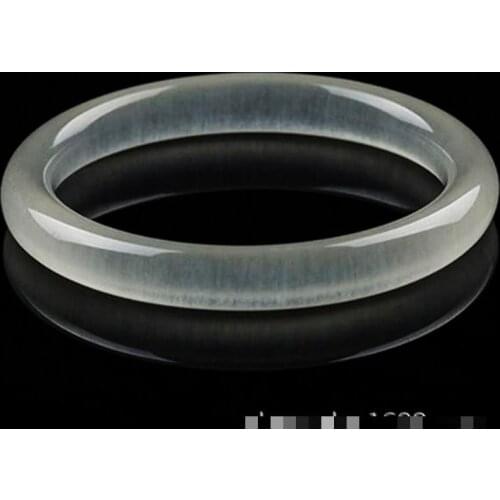 Natural Jade Bangle Women Fine Jewelry Genuine Certified Jade Bangles Accessories Jewellery Fashion Femme Jades Stone Bracelets