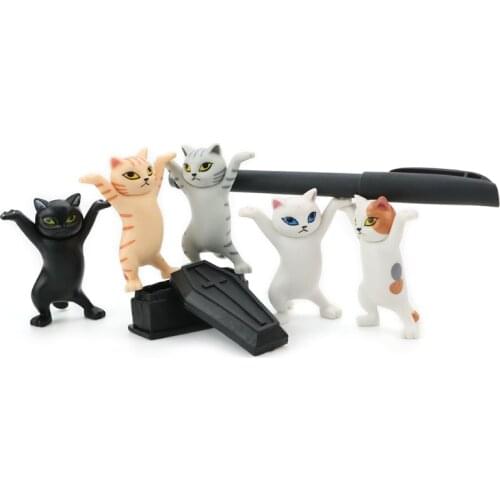 1 set Kid Children Funny Toys Gift Coffin Dance Cat Figure Doll Animals Figurines Handmade Blind Box Decoration Toys Collection