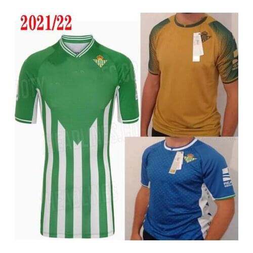 20 21 Camiseta de hombre adulto del Betis tailandés, camiseta de hombre personalizada (con nombre y número)