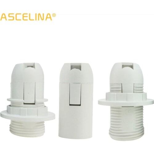 ASCELINA E14 Lamp holder CE CQC chandelier base vintage lamp socket DIY lighting accessories for Table light Desk Lamp 10PCS/lot