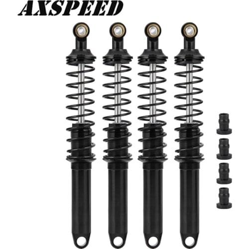 AXSPEED 4PCS RC Shock Absorber Aluminum Alloy Damper 90/100/110/120mm for 1:10 Axial SCX10 TRX4 D90 RC Rock Crawlers