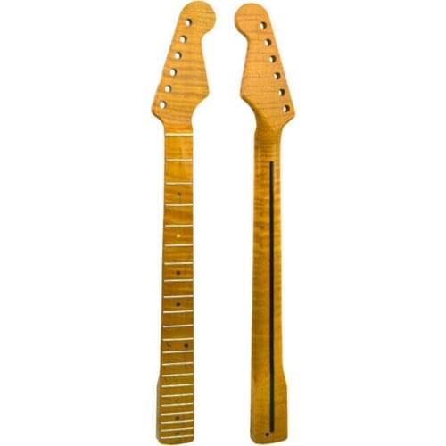 JI YIN Flame maple Electric Guitar Neck 21 fret 25.5 inch For Strat Electric Guitar
