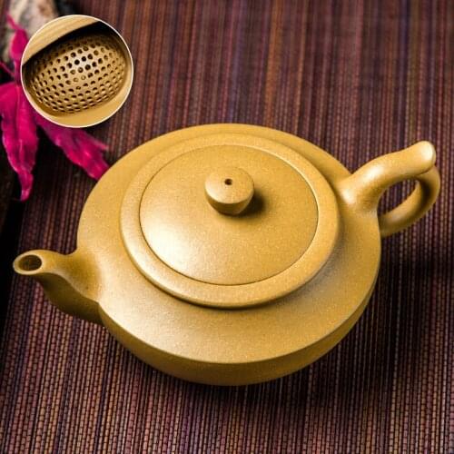 China Yixing teapot pure hand-made filter teapot tea purple home furnishing tea 240ML