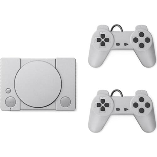 Classic 8-bit PS1 Mini Home Game Console Retro Two-player Game Console 620 Games LX9B