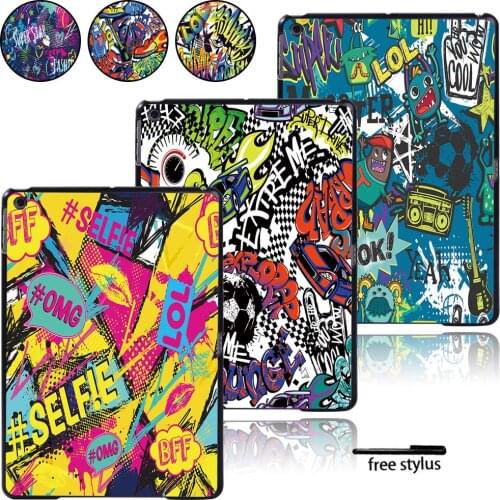 Lightweight Printing Hard Shell Case Cover Fit Apple IPad /Mini / Air / Pro Tablet Plastic Durable Protective Shell