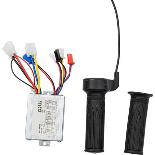 Brushed DC Motor Speed Controller,Throttle Twist Grips For Electric Scooter Bicycle Bike Accessories 500W