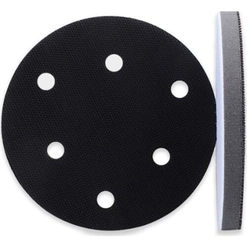3/4/5/6 Inch Soft Sponge Interface Pad for Sanding Pads and Hook&Loop Sanding Discs for Uneven Surface Polishing