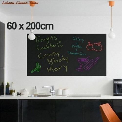 Wall Stickers Blackboard stickers children drawing toy Vinyl Chalkboard 60*200CM