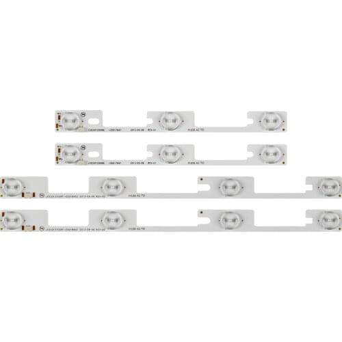 New 4 PCS/set (2*4 LEDS + 2*3 LED 6V 208mm LED backlight strip for KONKA LED32F2300NE LED32F2300FX 35017946 35017947 35017948