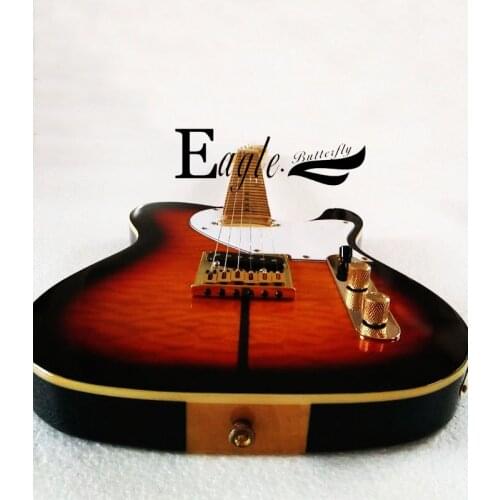 Eagle. Butterfly electric guitar, electric bass Custom Shop TELE floc Maple body veneer hand made guitar guitar