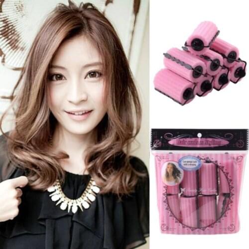 Hair curler overnight Household curling tube does not hurt hair, bangs curling iron, female sponge curling iron, can bring