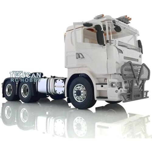 LESU Tractor Truck 1/14 6*6 Metal Chassis Warning Light Hercul Sca Cabin THZH1024-SMT3